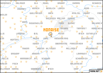 map of Monaise