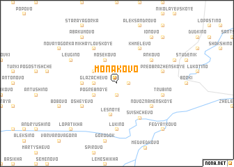 map of Monakovo