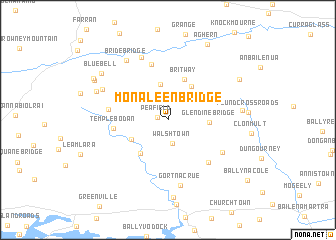 map of Monaleen Bridge