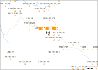 map of Monamisoa
