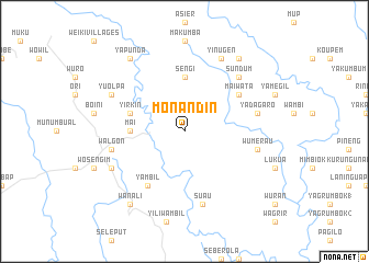 map of Monandin