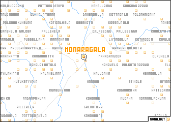 map of Monaragala