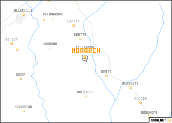 map of Monarch