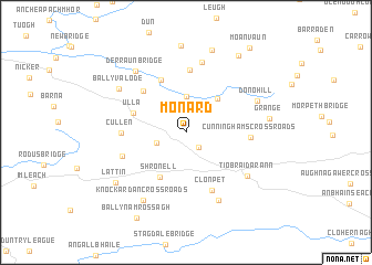 map of Monard