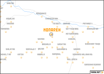 map of Monāreh