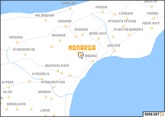 map of Monarga