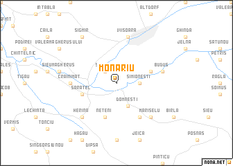 map of Monariu