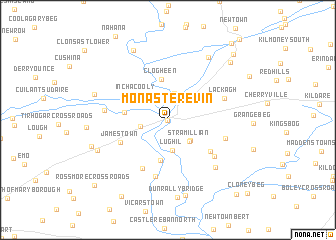 map of Monasterevin