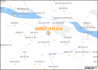 map of Monasteriska