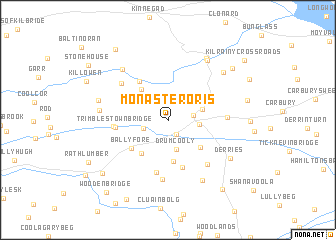 map of Monasteroris