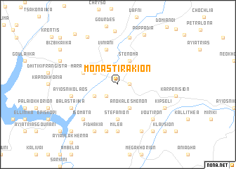 map of Monastirákion