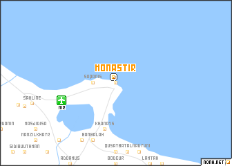 map of Monastir