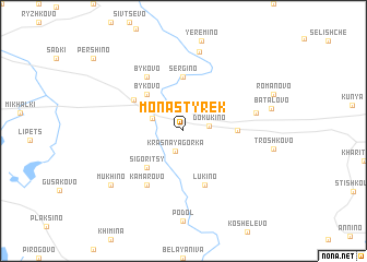 map of Monastyrëk