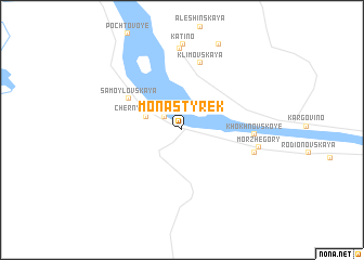 map of Monastyrëk