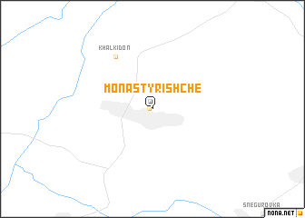 map of Monastyrishche