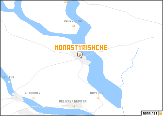 map of Monastyrishche