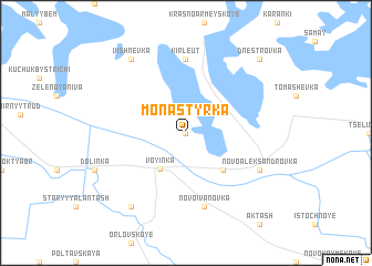 map of Monastyrka
