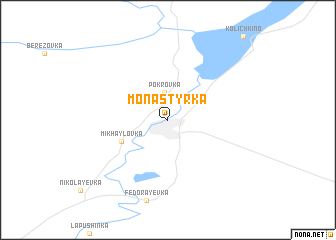 map of Monastyrka