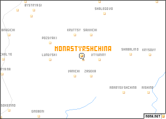 map of Monastyrshchina