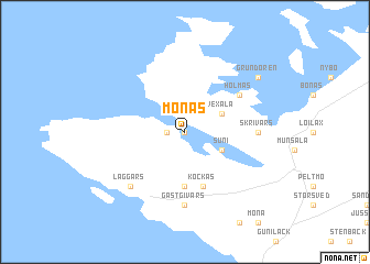 map of Monäs