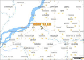 map of Monatélé II