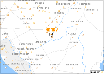 map of Monay