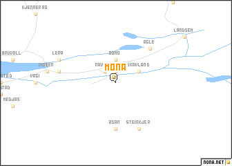 map of Mona