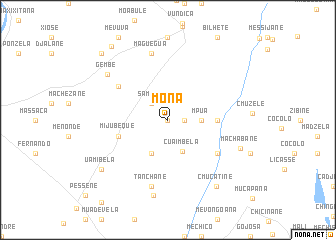 map of Mona