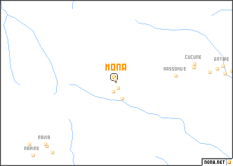 map of Mona