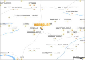 map of Monbalen