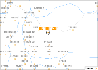 map of Monbinzon