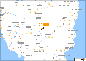 map of Monbon