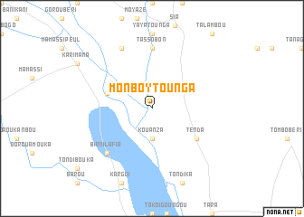 map of Monboy Tounga