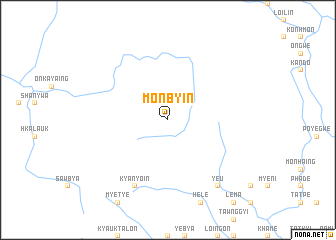 map of Monbyin