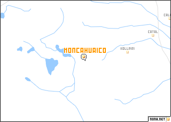 map of Moncahuaico