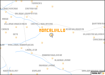 map of Moncalvillo