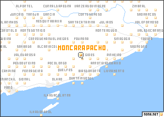 map of Moncarapacho