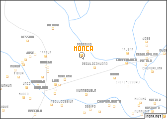 map of Monca