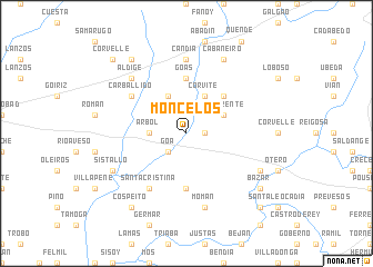 map of Moncelos