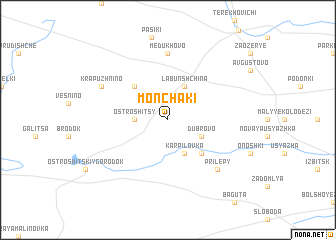 map of Monchaki