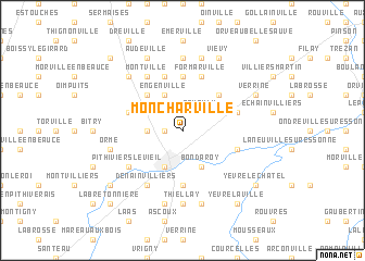 map of Moncharville