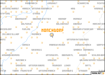 map of Mönchdorf