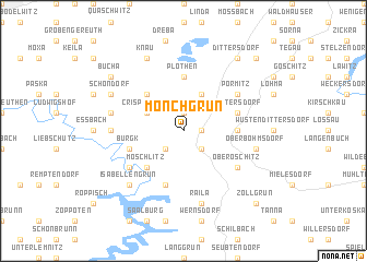 map of Mönchgrün