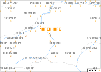 map of Mönchhöfe