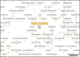 map of Mönchsbad