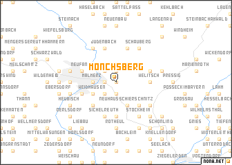 map of Mönchsberg