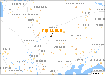 map of Monclova