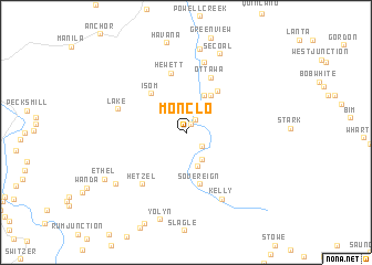 map of Monclo