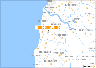 map of Moncobalang