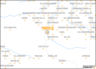 map of Moncó